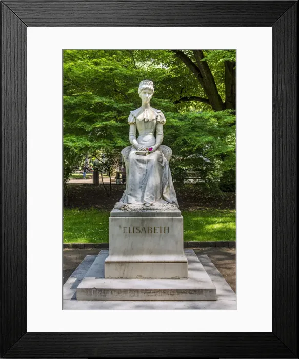 Framed Print : Statue of Empress Elisabeth of Austria, Merano - Meran, Trentino Alto Adige - South Tyrol Framed Print : Statue of Empress Elisabeth of Austria, Merano - Meran, Trentino Alto Adige - South Tyrol