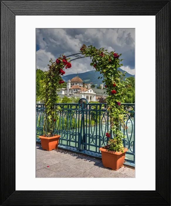 Framed Print : Kurhaus building, Merano - Meran, Trentino Alto Adige - South Tyrol, Italy