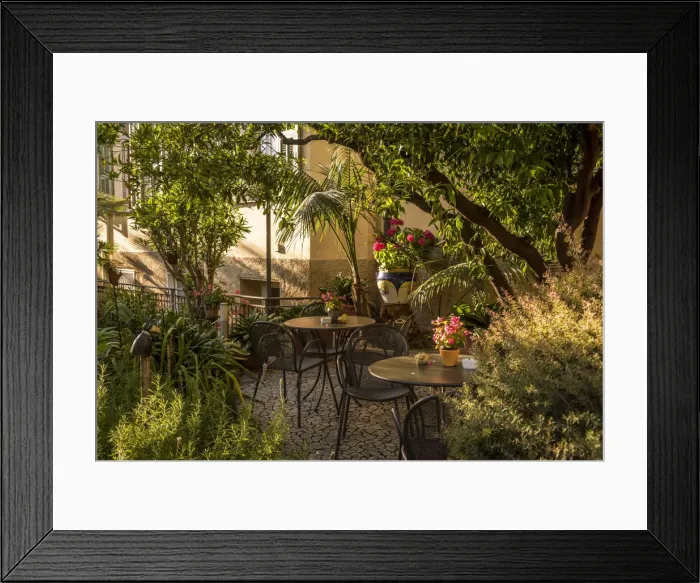 Framed Print : Europe, Italy, Liguria. Bordighera. The garden of the Hotel Villa Elisa Framed Print : Europe, Italy, Liguria. Bordighera. The garden of the Hotel Villa Elisa