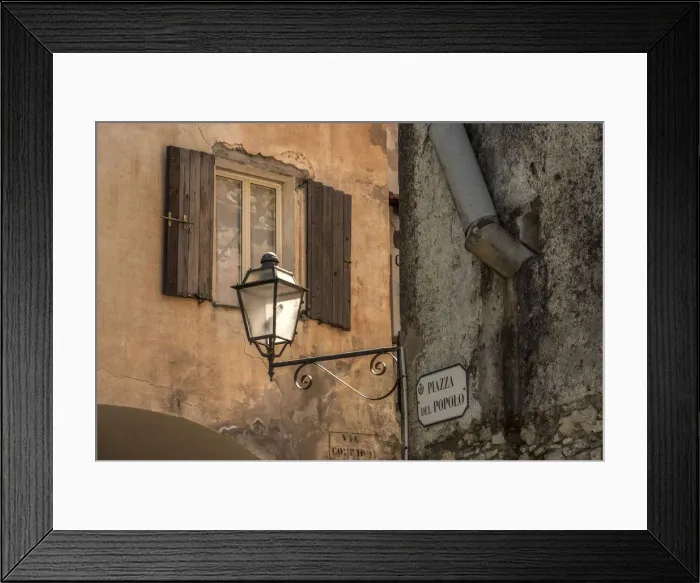 Framed Print : Europe, Italy, Liguria. Fanghetto. A detail in the little village Framed Print : Europe, Italy, Liguria. Fanghetto. A detail in the little village