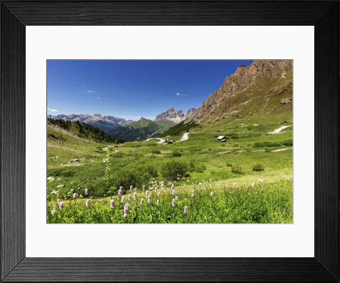 Framed Print : Italy, Trentino-Alto Adige, Alps, Dolomites, Trento district, Val di Fassa Framed Print : Italy, Trentino-Alto Adige, Alps, Dolomites, Trento district, Val di Fassa
