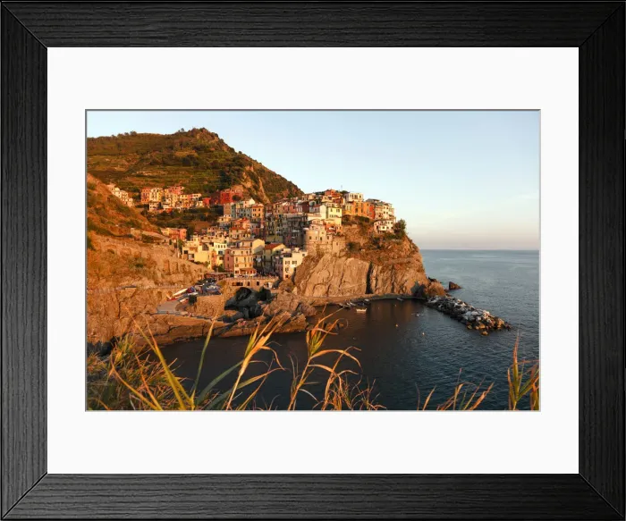 Framed Print : Italy, Liguria, La Spezia district, Cinque Terre, Manarola