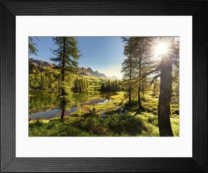 Framed Print : Italy, Trentino-Alto Adige, Alps, Trento district, Val di Fassa, Passo San Framed Print : Italy, Trentino-Alto Adige, Alps, Trento district, Val di Fassa, Passo San