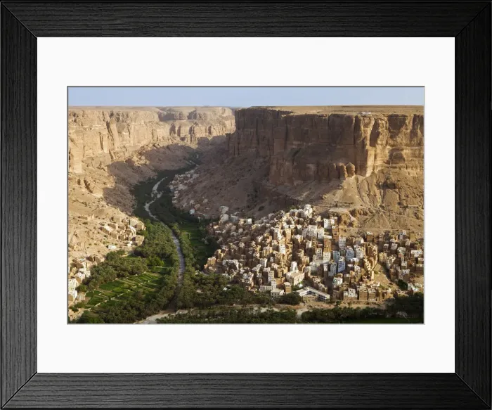 Framed Print : Yemen, Hadhramaut, Wadi Do an, Ribat Ba-Ashan Framed Print : Yemen, Hadhramaut, Wadi Do an, Ribat Ba-Ashan