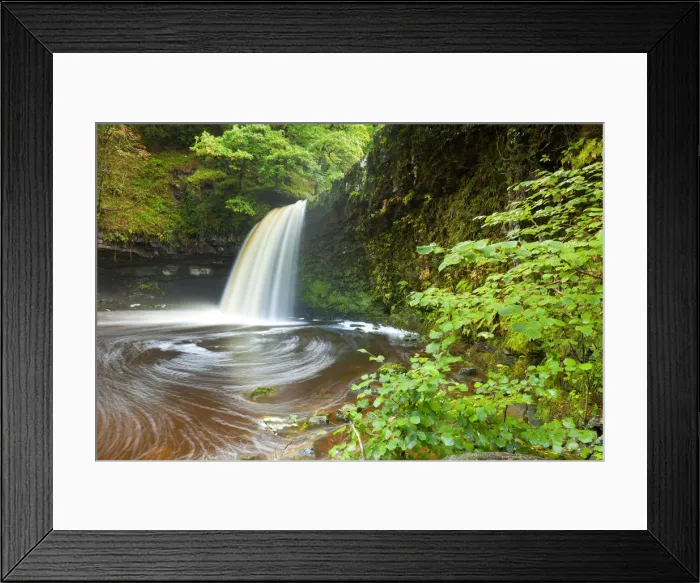 Framed Print : Sgwd Gwladus or Lady Falls, Afon Pyrddin River, near Pontneddfechan, Breacon Beacon Framed Print : Sgwd Gwladus or Lady Falls, Afon Pyrddin River, near Pontneddfechan, Breacon Beacon