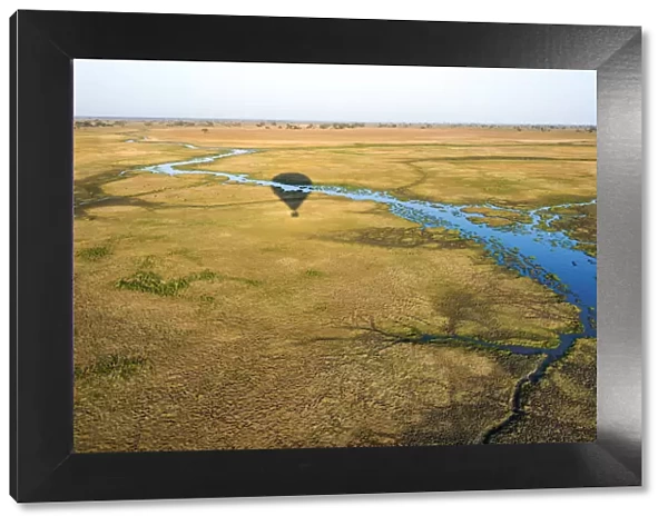 Africa, Zambia. Ballooning in the Kafue National park