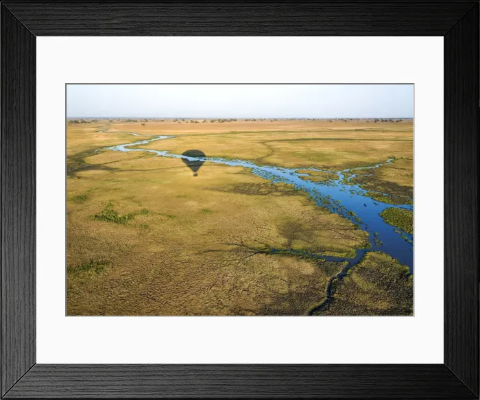 Framed Print : Africa, Zambia. Ballooning in the Kafue National park Framed Print : Africa, Zambia. Ballooning in the Kafue National park