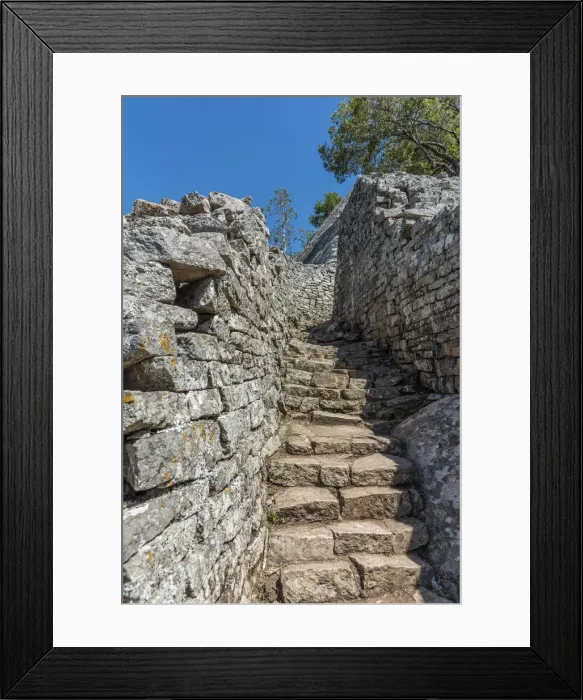 Framed Print : Africa, Zimbabwe, Maswingo. The steps of Great Zimbabwe up to the hillsite fortress Framed Print : Africa, Zimbabwe, Maswingo. The steps of Great Zimbabwe up to the hillsite fortress