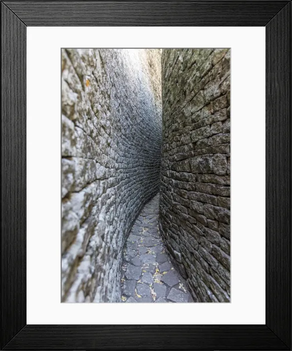Framed Print : Africa, Zimbabwe, Maswingo. Great Zimbabwe, passageway in the great enclosure Framed Print : Africa, Zimbabwe, Maswingo. Great Zimbabwe, passageway in the great enclosure