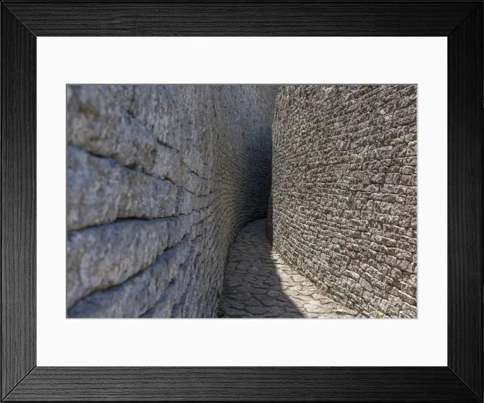 Framed Print : Africa, Zimbabwe, Maswingo. Great Zimbabwe, passageway in the great enclosure Framed Print : Africa, Zimbabwe, Maswingo. Great Zimbabwe, passageway in the great enclosure