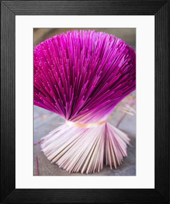 Framed Print : Incense sticks, Hung Yen province, Vietnam Framed Print : Incense sticks, Hung Yen province, Vietnam