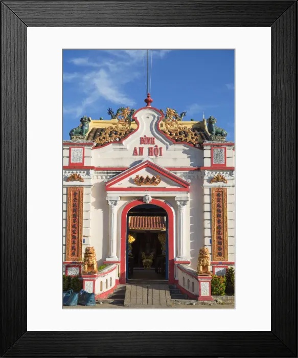Framed Print : An Hoi Temple, Ben Tre, Mekong Delta, Vietnam Framed Print : An Hoi Temple, Ben Tre, Mekong Delta, Vietnam