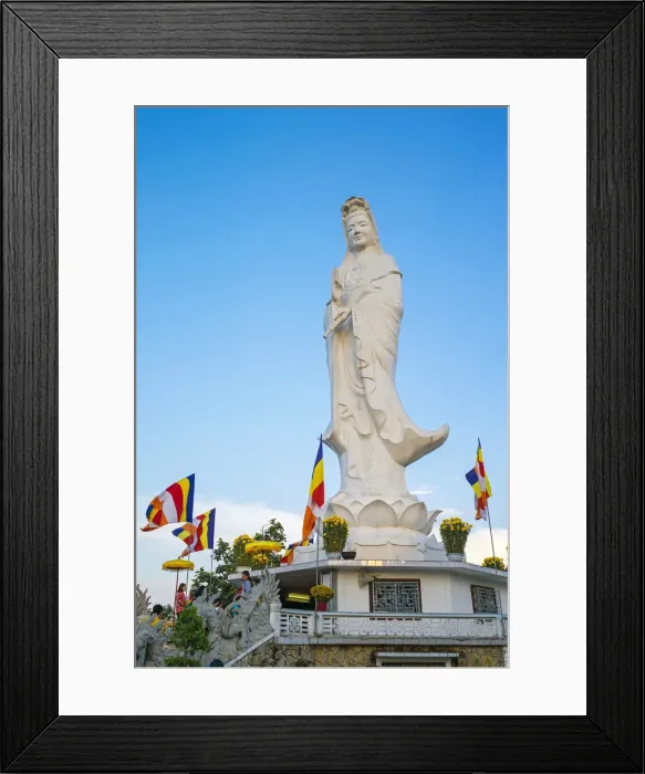 Framed Print : Standing Buddha at Phat Dung Temple (Chua Phat Dung), Huong Thuy District, Thua Thien-Hue Framed Print : Standing Buddha at Phat Dung Temple (Chua Phat Dung), Huong Thuy District, Thua Thien-Hue