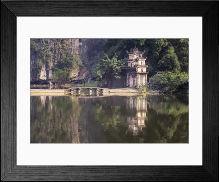 Framed Print : Ninh Binh, Northern Vietnam. Bich Dong pagoda nearby Ngu Nhac mountain. mountain Framed Print : Ninh Binh, Northern Vietnam. Bich Dong pagoda nearby Ngu Nhac mountain. mountain