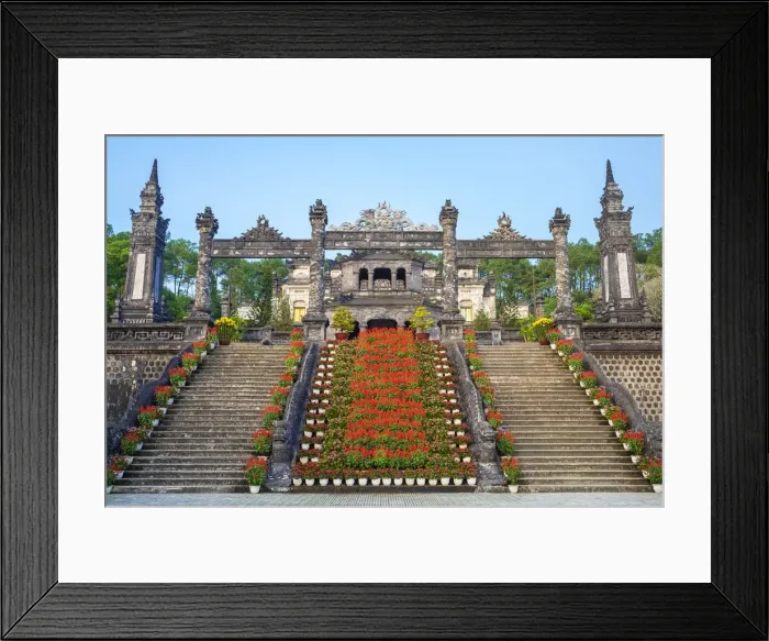 Framed Print : Tomb of Khai Dinh (Lang Khai Dinh), Huong Thuy District, Thua Thien-Hue Province, Vietnam Framed Print : Tomb of Khai Dinh (Lang Khai Dinh), Huong Thuy District, Thua Thien-Hue Province, Vietnam