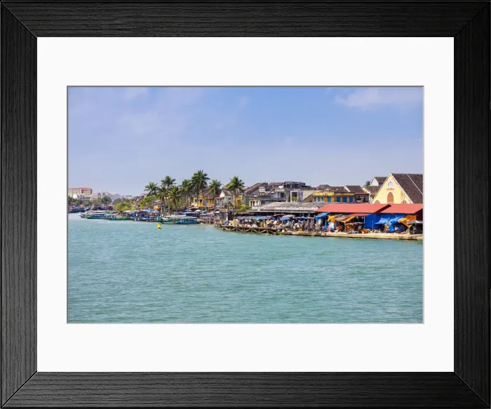 Framed Print : Town of Hoi An on the Thu Bon River, Quang Nam Province, Vietnam Framed Print : Town of Hoi An on the Thu Bon River, Quang Nam Province, Vietnam