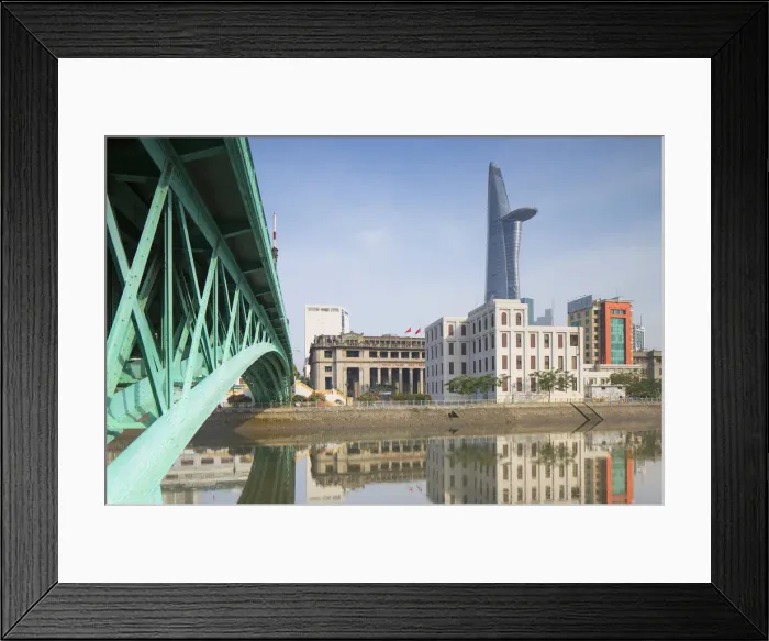 Framed Print : Bitexco Financial Tower and Ben Nghe river, Ho Chi Minh City, Vietnam Framed Print : Bitexco Financial Tower and Ben Nghe river, Ho Chi Minh City, Vietnam