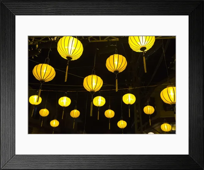 Framed Print : Hoi An, Vietnam. Lanterns at night Framed Print : Hoi An, Vietnam. Lanterns at night