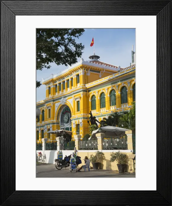 Framed Print : Central Post Office, Ho Chi Minh City, Vietnam Framed Print : Central Post Office, Ho Chi Minh City, Vietnam