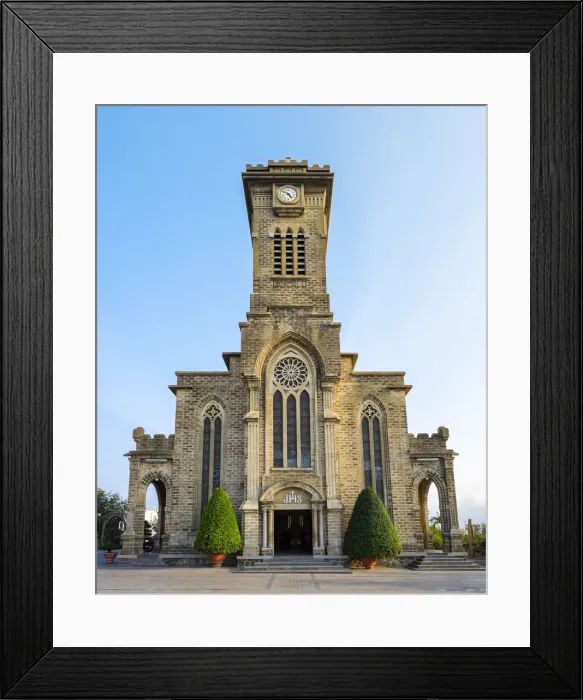 Framed Print : Nha Trang Cathedral, Nha Trang, Khanh Hoa Province, Vietnam Framed Print : Nha Trang Cathedral, Nha Trang, Khanh Hoa Province, Vietnam