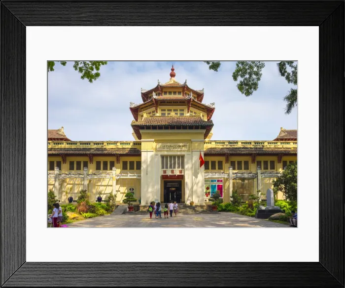 Framed Print : Museum of Vietnamese History, Ho Chi Minh City (Saigon), Vietnam