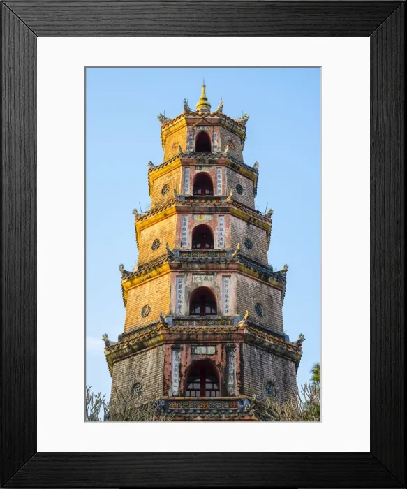 Framed Print : Thien Mu Pagoda (Chua Thien Mu), Hue, Thua Thien-Hue Province, Vietnam Framed Print : Thien Mu Pagoda (Chua Thien Mu), Hue, Thua Thien-Hue Province, Vietnam