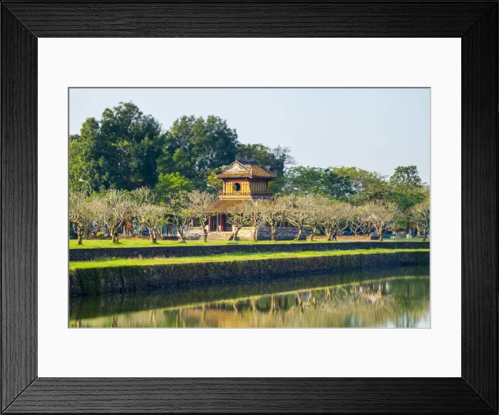 Framed Print : Phu Van Lau (Pavilion of Edicts) built in 1819 in front of the Imperial City, Hue Framed Print : Phu Van Lau (Pavilion of Edicts) built in 1819 in front of the Imperial City, Hue