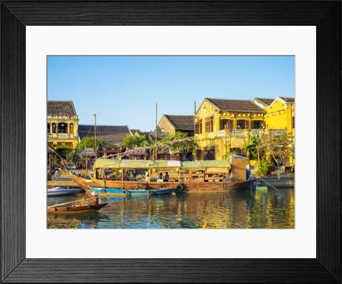 Framed Print : Hoi An Ancient Town on the Thu Bon River, Hoi An, Quang Nam Province, Vietnam Framed Print : Hoi An Ancient Town on the Thu Bon River, Hoi An, Quang Nam Province, Vietnam
