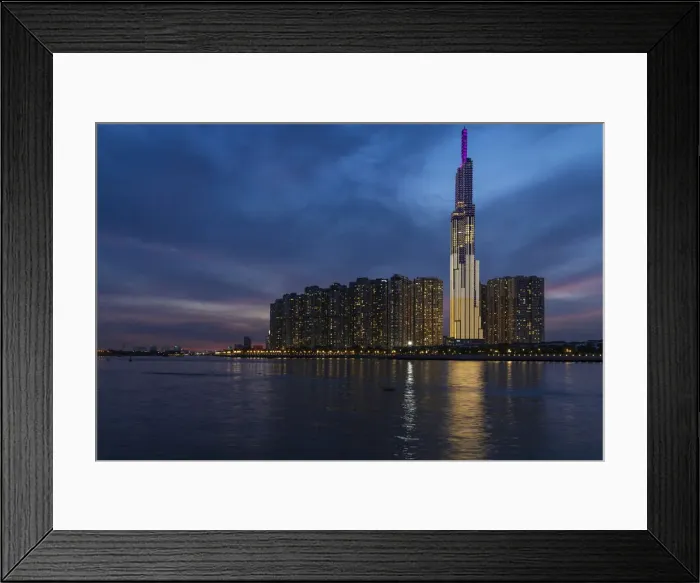 Framed Print : Asia, Vietnam, Ho Chi Minh City, Landmark 81 tower Framed Print : Asia, Vietnam, Ho Chi Minh City, Landmark 81 tower
