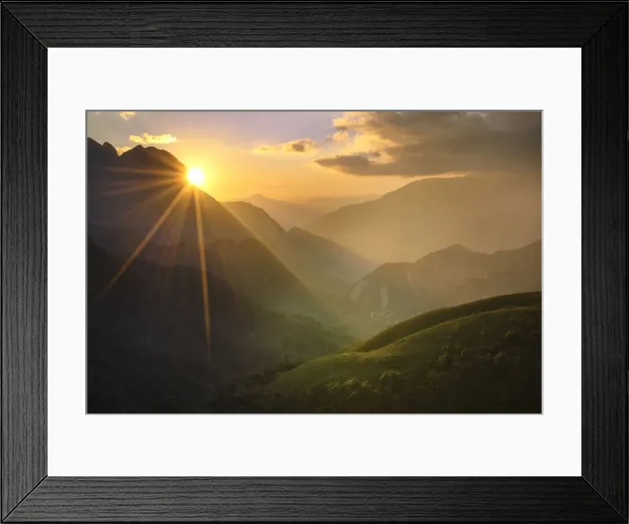 Framed Print : Asia, Vietnam, Hoang Lien Son Mountains, Sa Pa Framed Print : Asia, Vietnam, Hoang Lien Son Mountains, Sa Pa