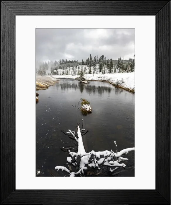 Framed Print : Firehole river, Upper Geyser Basin, Yellowstone National Park, Wyoming, USA Framed Print : Firehole river, Upper Geyser Basin, Yellowstone National Park, Wyoming, USA
