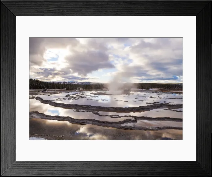 Framed Print : Firehole Spring, Lower Geyser Basin, Yellowstone National Park, Wyoming, USA Framed Print : Firehole Spring, Lower Geyser Basin, Yellowstone National Park, Wyoming, USA