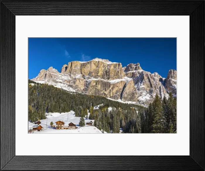 Framed Print : Gruppo di Sella, Dolomites, South Tyrol, Italy