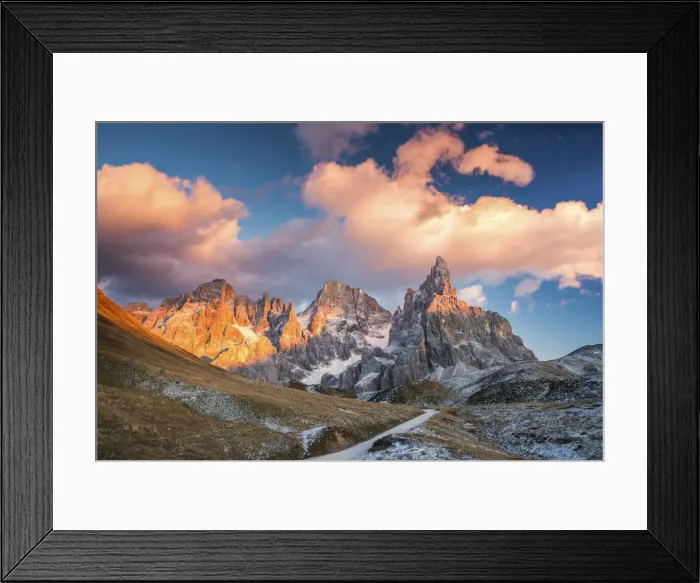 Framed Print : Pale di San Martino, Dolomites, South Tyrol, Italy Framed Print : Pale di San Martino, Dolomites, South Tyrol, Italy