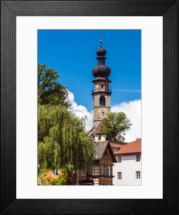 Framed Print : Brunico - Bruneck, Alto Adige - South Tyrol, Italy
