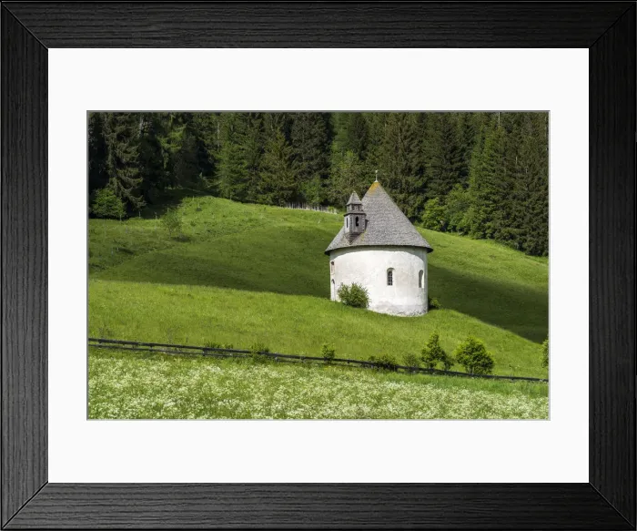 Framed Print : Lerschach chapel in Dobbiaco - Toblach, Alto Adige - South Tyrol, Italy Framed Print : Lerschach chapel in Dobbiaco - Toblach, Alto Adige - South Tyrol, Italy