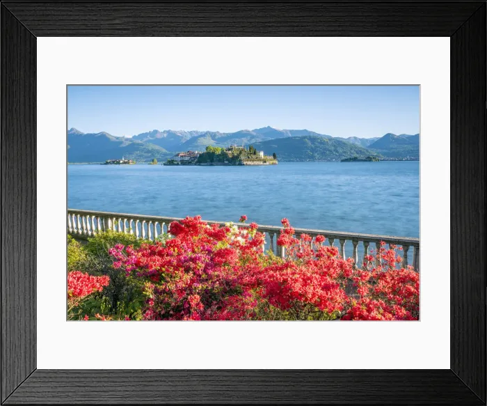Framed Print : Stresa, Lake Maggiore, Verbano-Cusio-Ossola, Piedmont, Italy