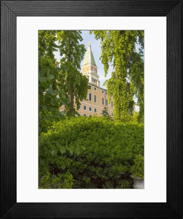 Framed Print : Venice, Veneto, Italy. Buildings and gondola
