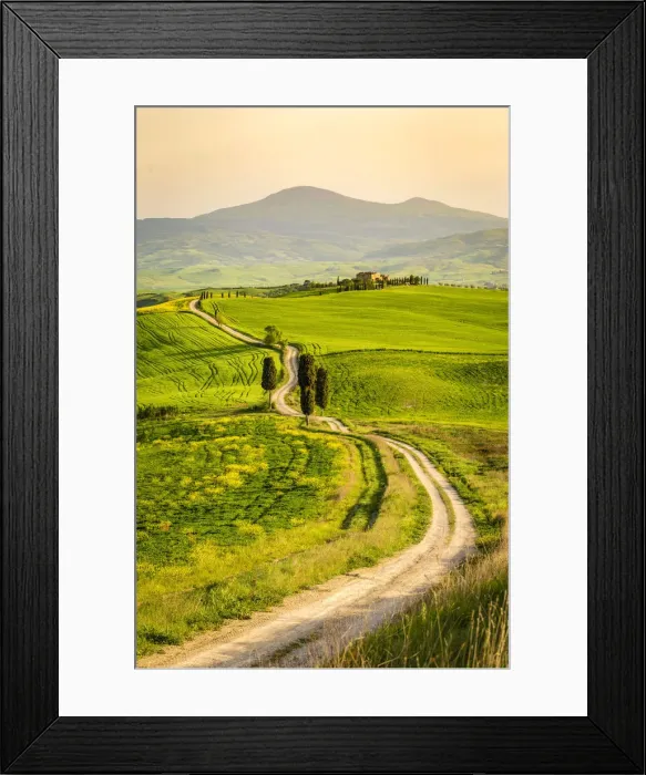 Framed Print : Pienza, Val d Orcia, Tuscany Framed Print : Pienza, Val d Orcia, Tuscany