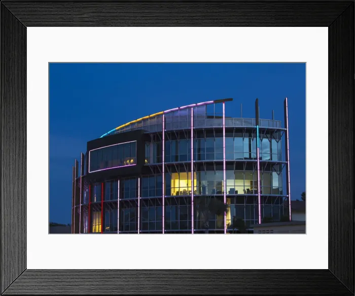 Framed Print : Caribbean, Netherland Antilles, Aruba, Oranjestad, New Parliment building Framed Print : Caribbean, Netherland Antilles, Aruba, Oranjestad, New Parliment building