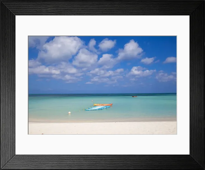 Framed Print : Caribbean, Netherland Antilles, Aruba, Palm beach Framed Print : Caribbean, Netherland Antilles, Aruba, Palm beach
