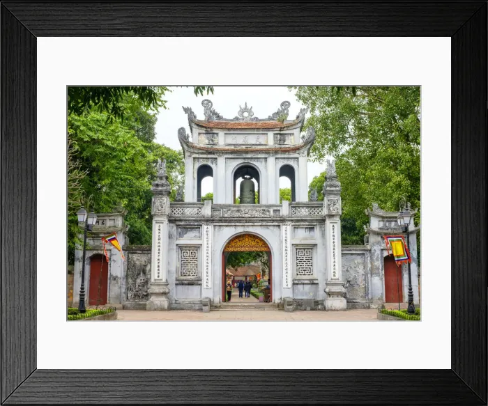 Framed Print : Temple of Literature entrance gate, Dong Da District, Hanoi, Vietnam Framed Print : Temple of Literature entrance gate, Dong Da District, Hanoi, Vietnam
