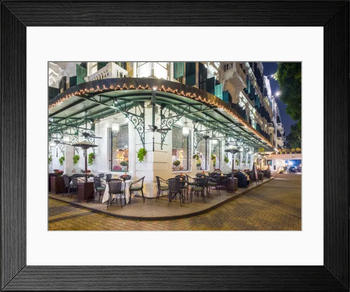 Framed Print : Sofitel Legend Metropole Hotel at night, Hoan Kiếm District, Old Quarter, Hanoi, Vietnam Framed Print : Sofitel Legend Metropole Hotel at night, Hoan Kiếm District, Old Quarter, Hanoi, Vietnam