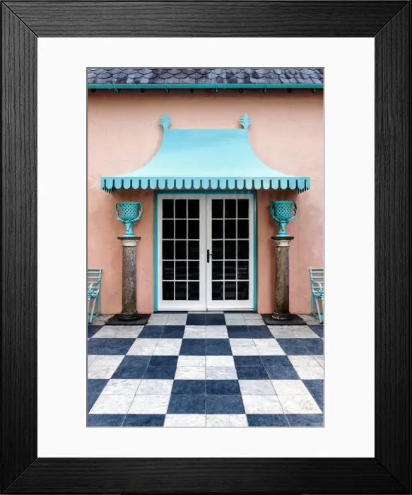 Framed Print : Europe, United Kingdom, Wales, Portmeirion