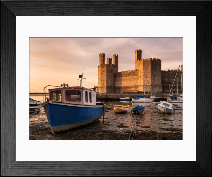 Framed Print : Europe, United Kingdom, Wales, Caernarfon Castle Framed Print : Europe, United Kingdom, Wales, Caernarfon Castle