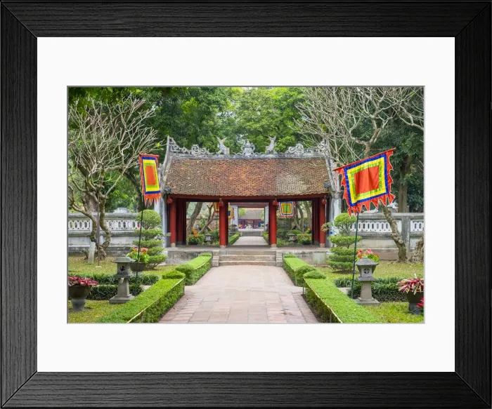 Framed Print : Temple of Literature, Dong Da District, Hanoi, Vietnam Framed Print : Temple of Literature, Dong Da District, Hanoi, Vietnam