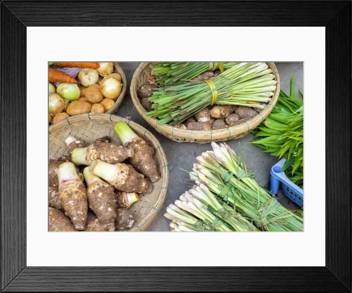 Framed Print : Vegetables for sale at Hoi An market, Quang Nam Province, Vietnam Framed Print : Vegetables for sale at Hoi An market, Quang Nam Province, Vietnam