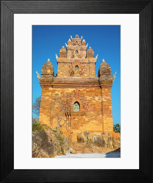Framed Print : Po Ro Me temple ruins, 17th centrury Cham tower, Ninh Phuoc District, Ninh Thuan Province Framed Print : Po Ro Me temple ruins, 17th centrury Cham tower, Ninh Phuoc District, Ninh Thuan Province