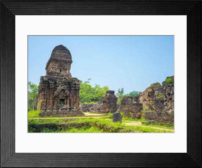 Framed Print : Mỹ Sơn ruins Cham temple site, Duy Xuyen District, Qu£ng Nam Province, Vietnam Framed Print : Mỹ Sơn ruins Cham temple site, Duy Xuyen District, Qu£ng Nam Province, Vietnam