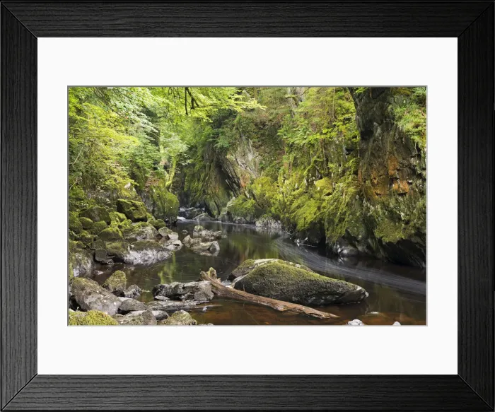 Framed Print : The Fairy Glen, Betws-y-Coed, Snowdonia National Park, Wales. Autumn (September) Framed Print : The Fairy Glen, Betws-y-Coed, Snowdonia National Park, Wales. Autumn (September)